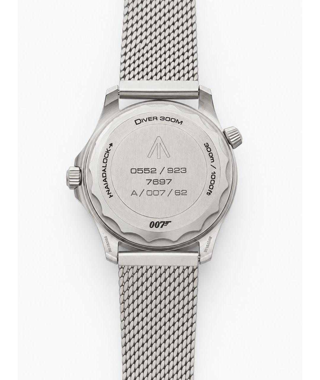 OMEGA Черные часы, фото 2