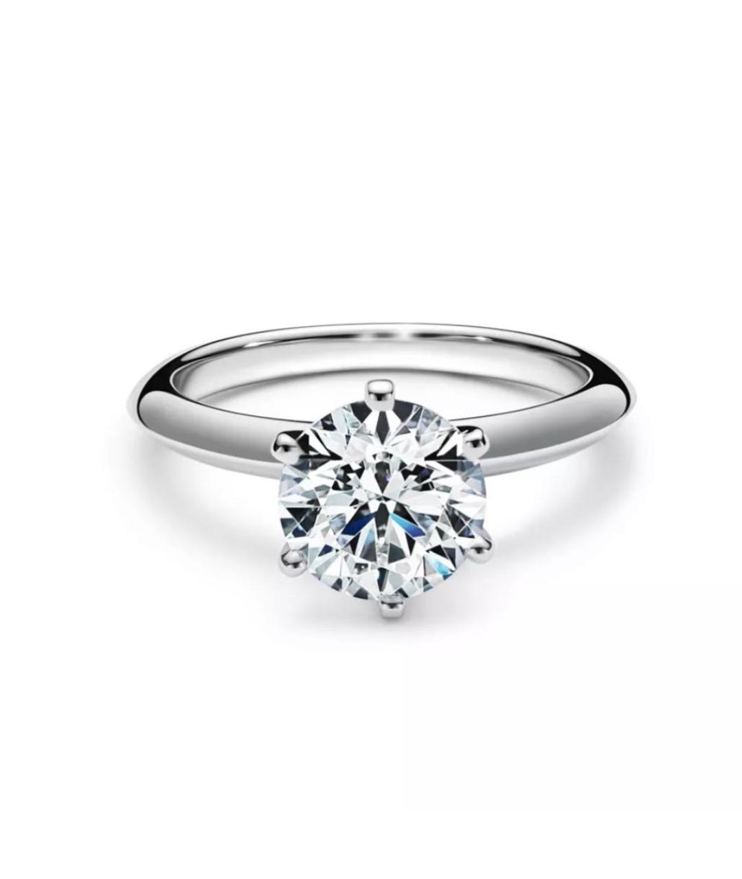 TIFFANY&CO Серебряное платиновое кольцо, фото 5