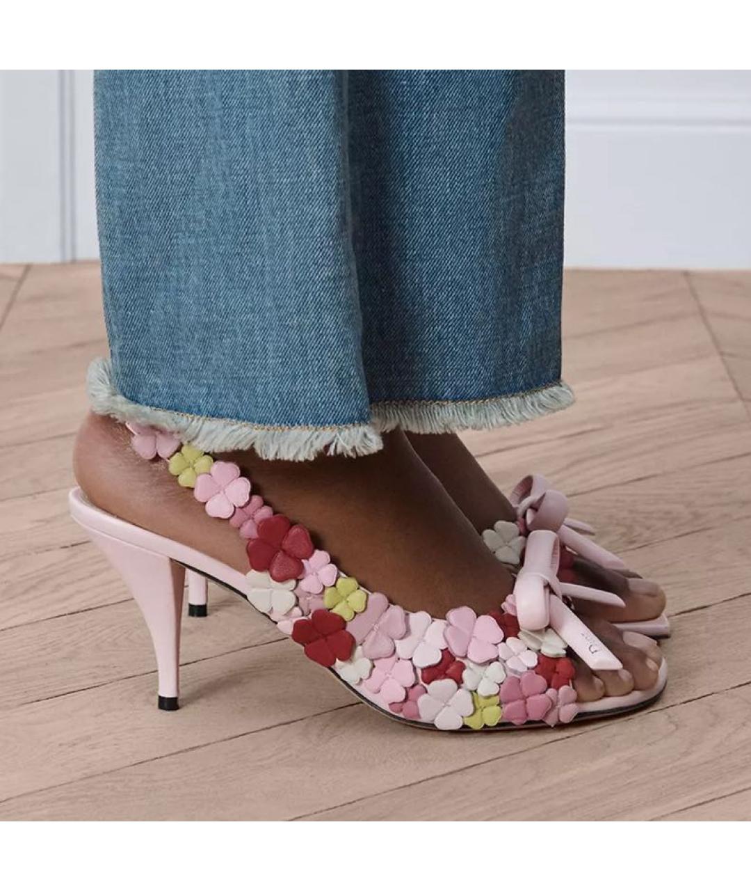 CHRISTIAN DIOR Розовые сандалии, фото 3