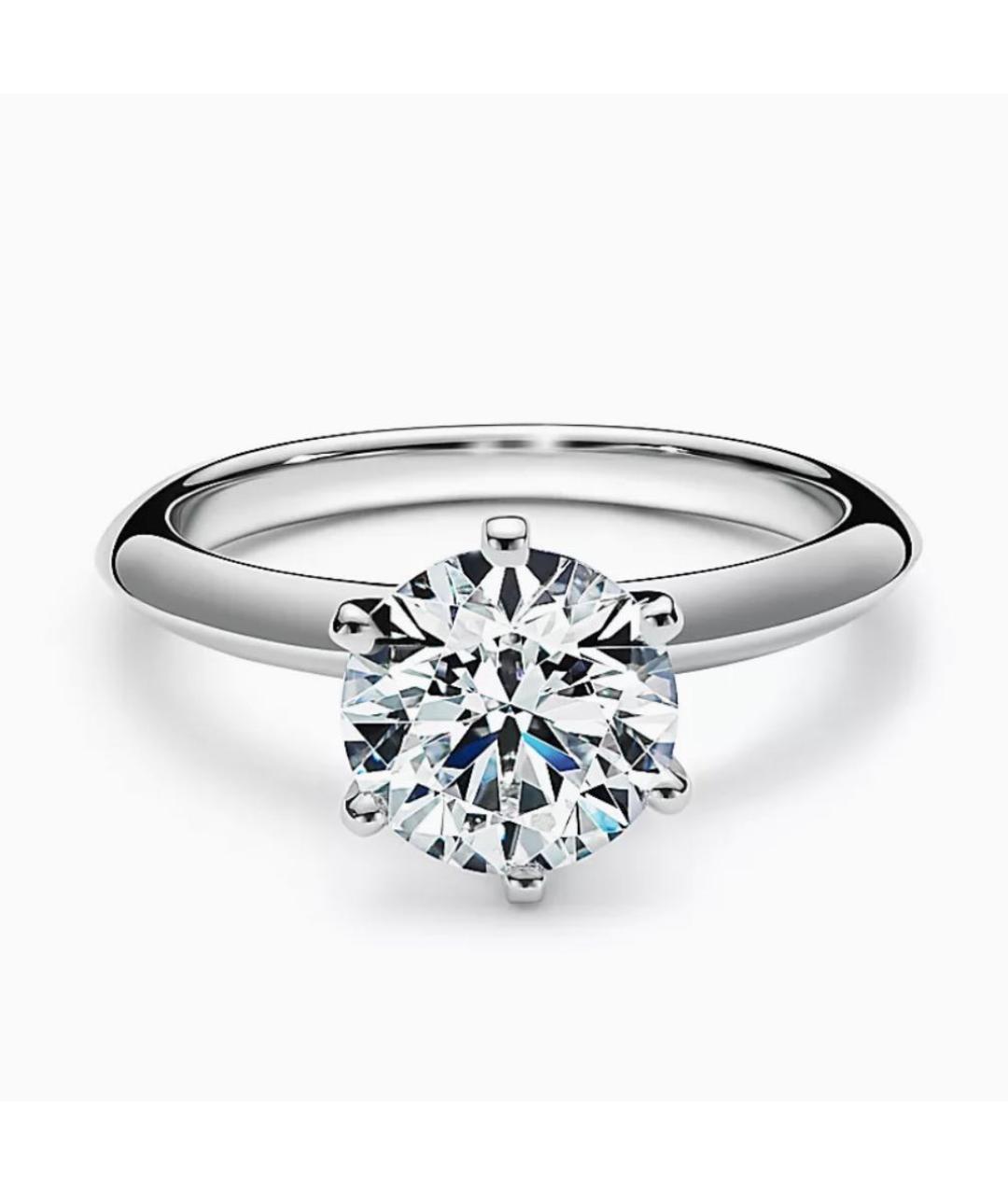 TIFFANY&CO Серебряное платиновое кольцо, фото 5