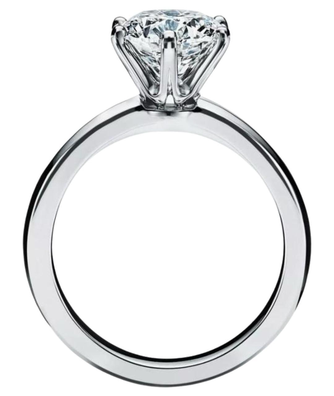 TIFFANY&CO Серебряное платиновое кольцо, фото 1