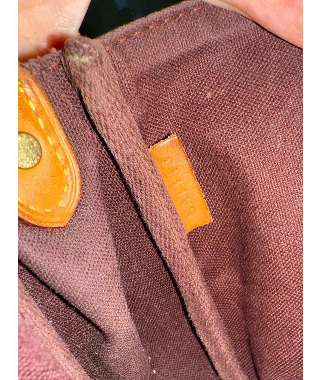 LOUIS VUITTON Коричневая сумка через плечо, фото 6