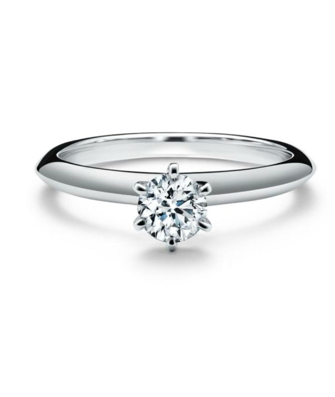 TIFFANY&CO Серебряное платиновое кольцо, фото 4