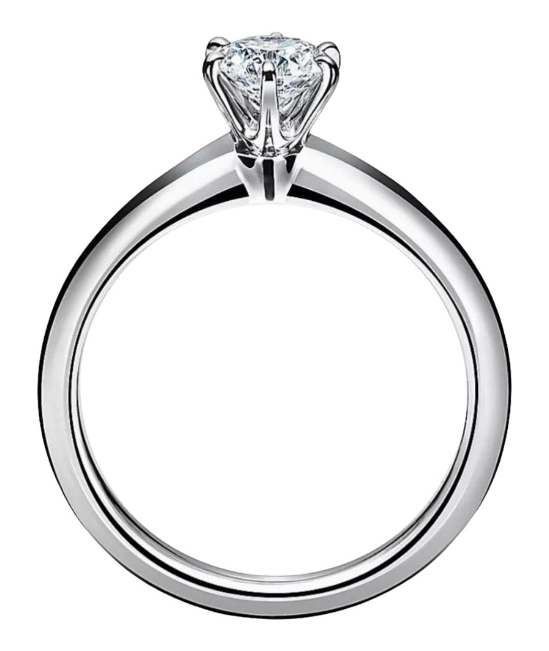 TIFFANY&CO Серебряное платиновое кольцо, фото 1