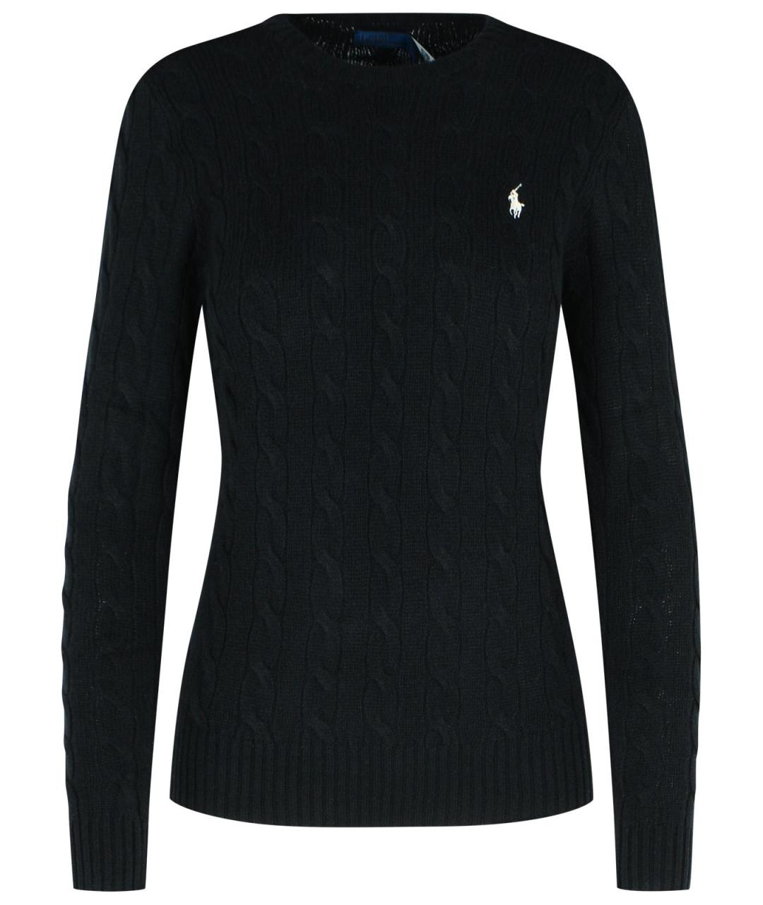 POLO RALPH LAUREN Черный шерстяной джемпер / свитер, фото 1