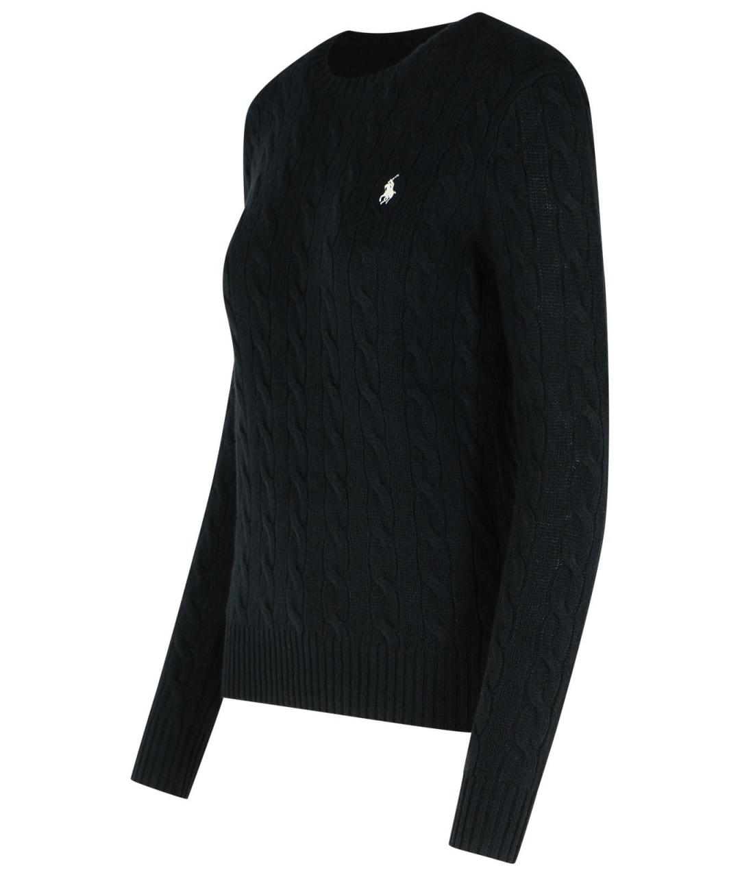 POLO RALPH LAUREN Черный шерстяной джемпер / свитер, фото 2