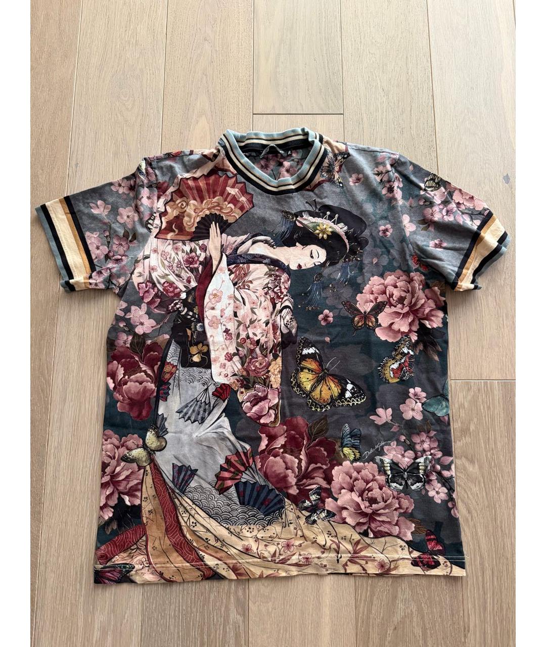 DOLCE&GABBANA Мульти футболка, фото 2