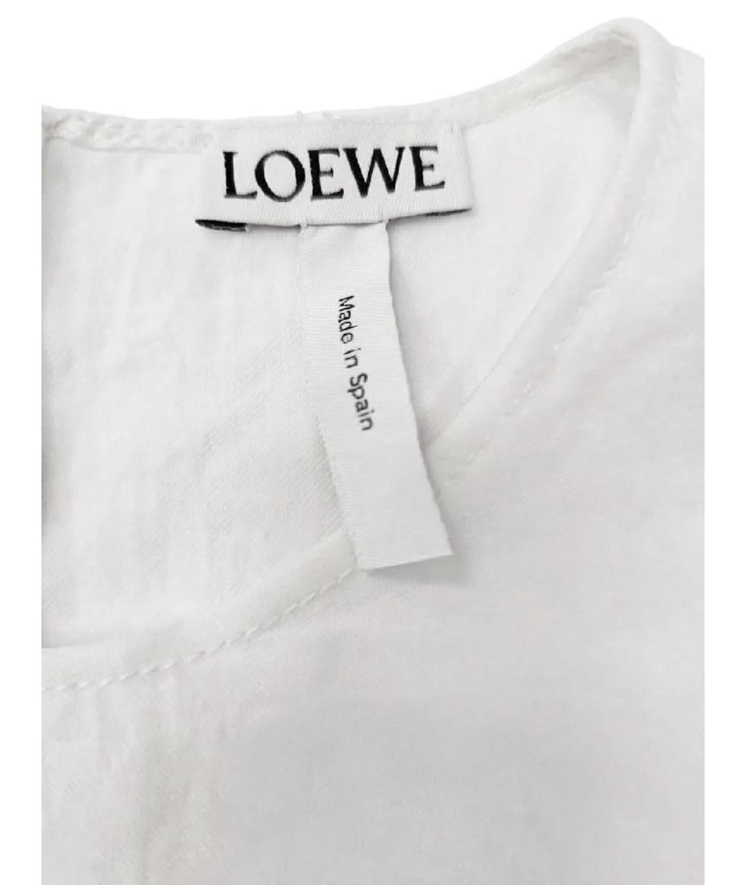 LOEWE Белое платье, фото 4