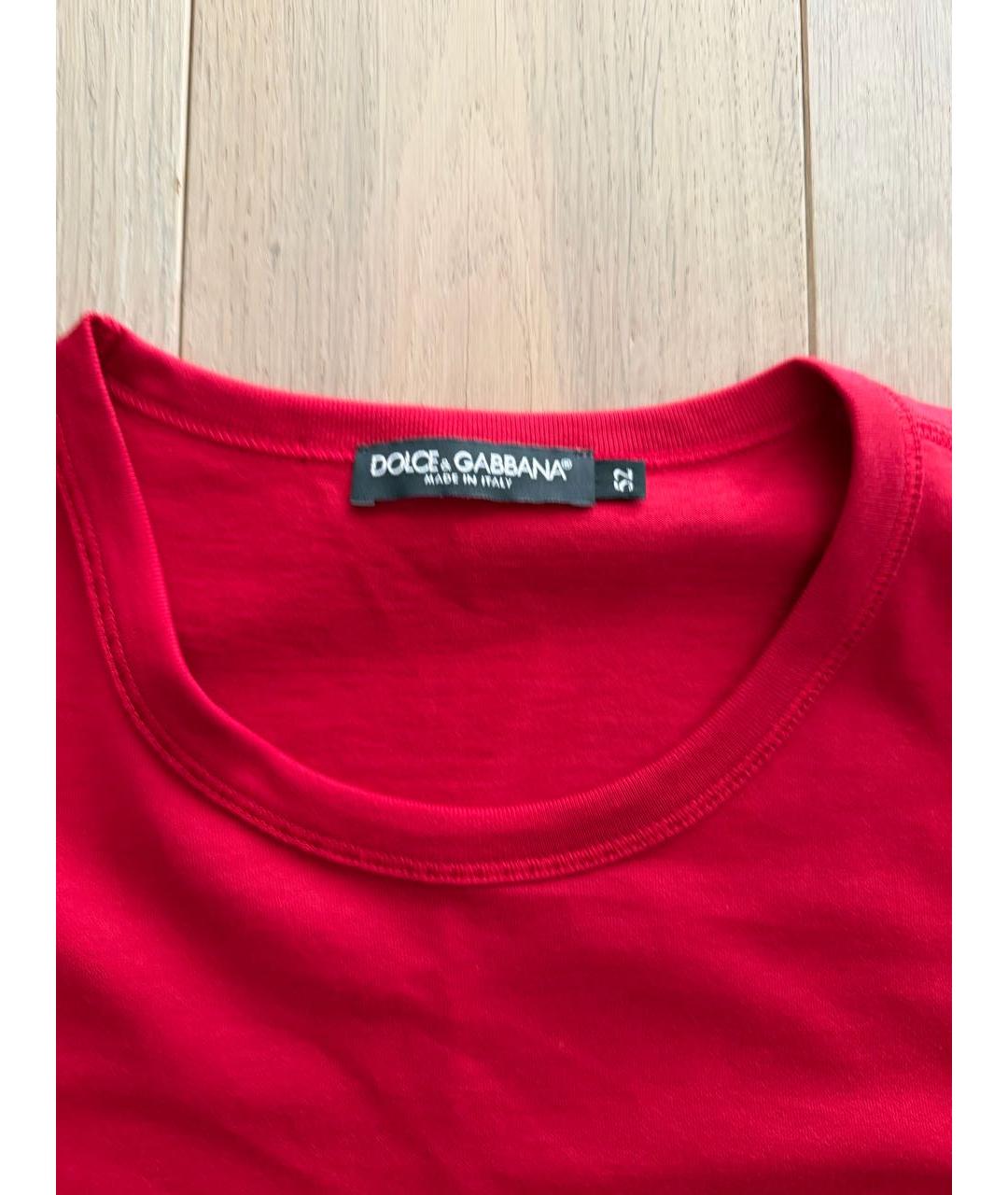 DOLCE&GABBANA Красная футболка, фото 2