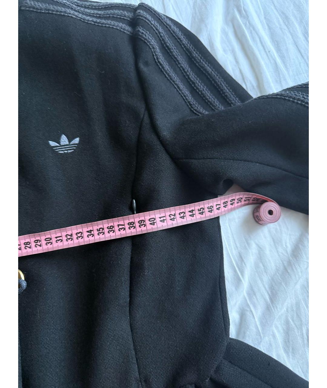 ADIDAS Черный шерстяной жакет/пиджак, фото 6