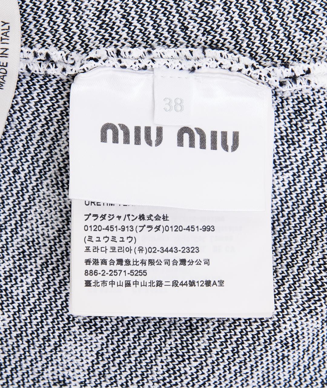 MIU MIU Белые вискозные шорты, фото 3