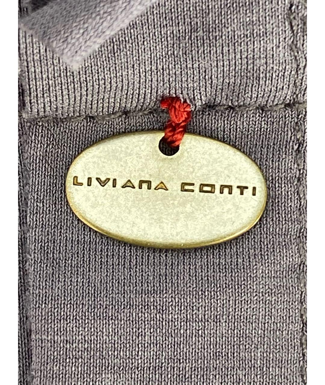 LIVIANA CONTI Фиолетовое хлопковое повседневное платье, фото 4