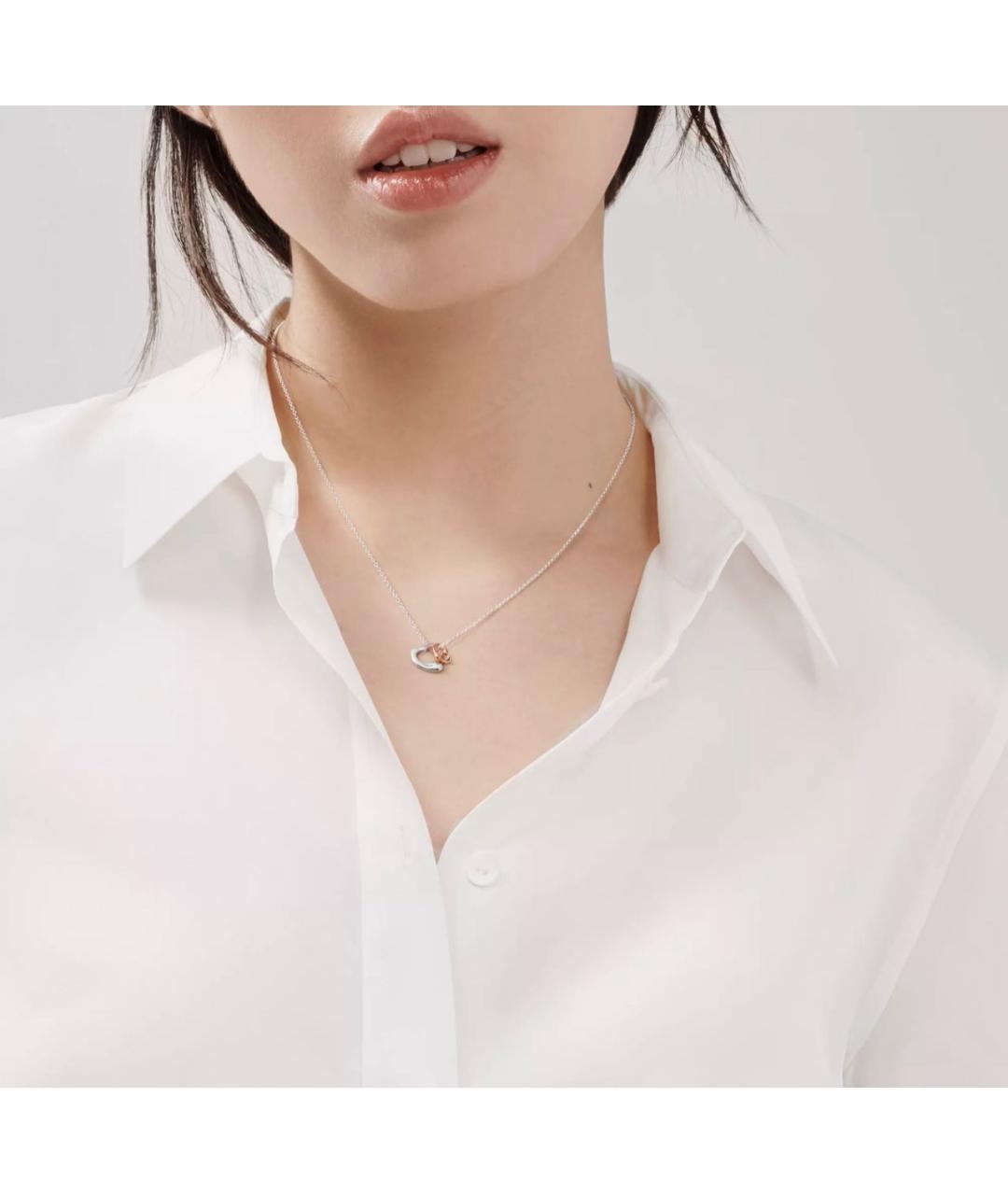 TIFFANY&CO Мульти серебряное колье, фото 2