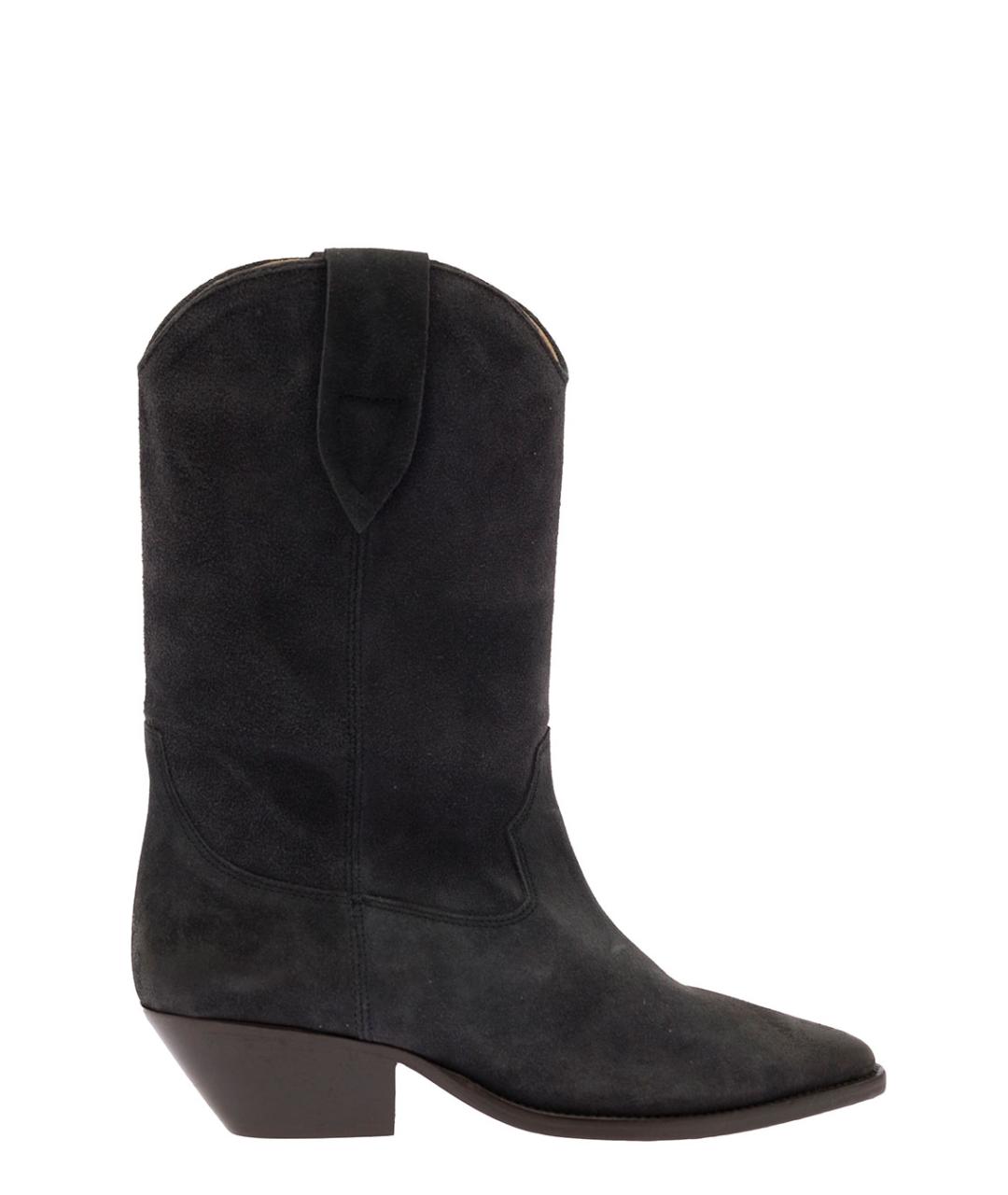 ISABEL MARANT Черные кожаные ботильоны, фото 1