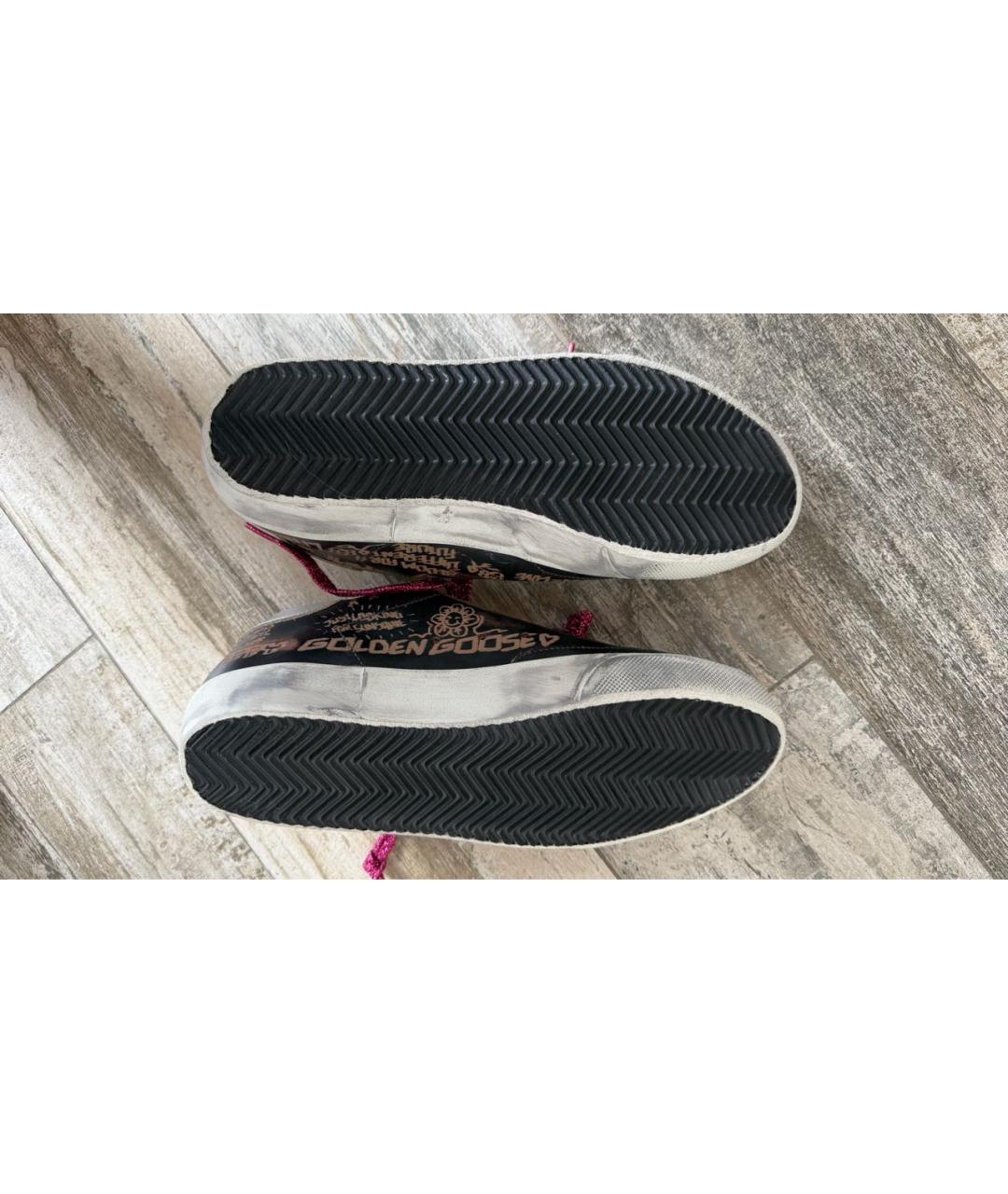 GOLDEN GOOSE Коричневые кожаные кеды, фото 5