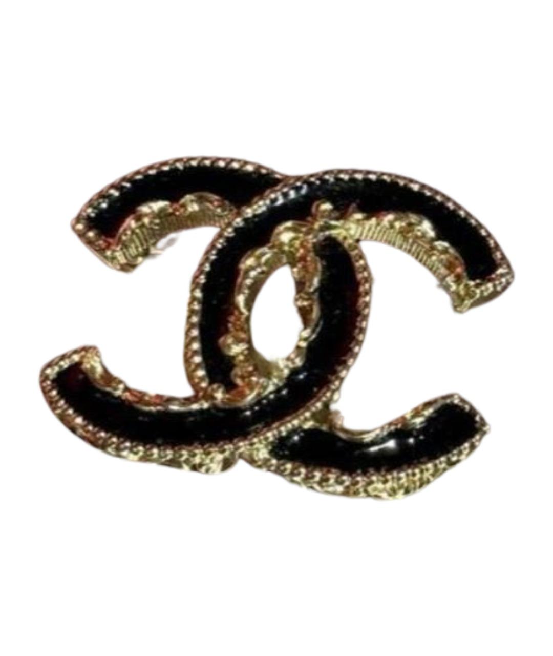 CHANEL Черная булавка / брошь, фото 1