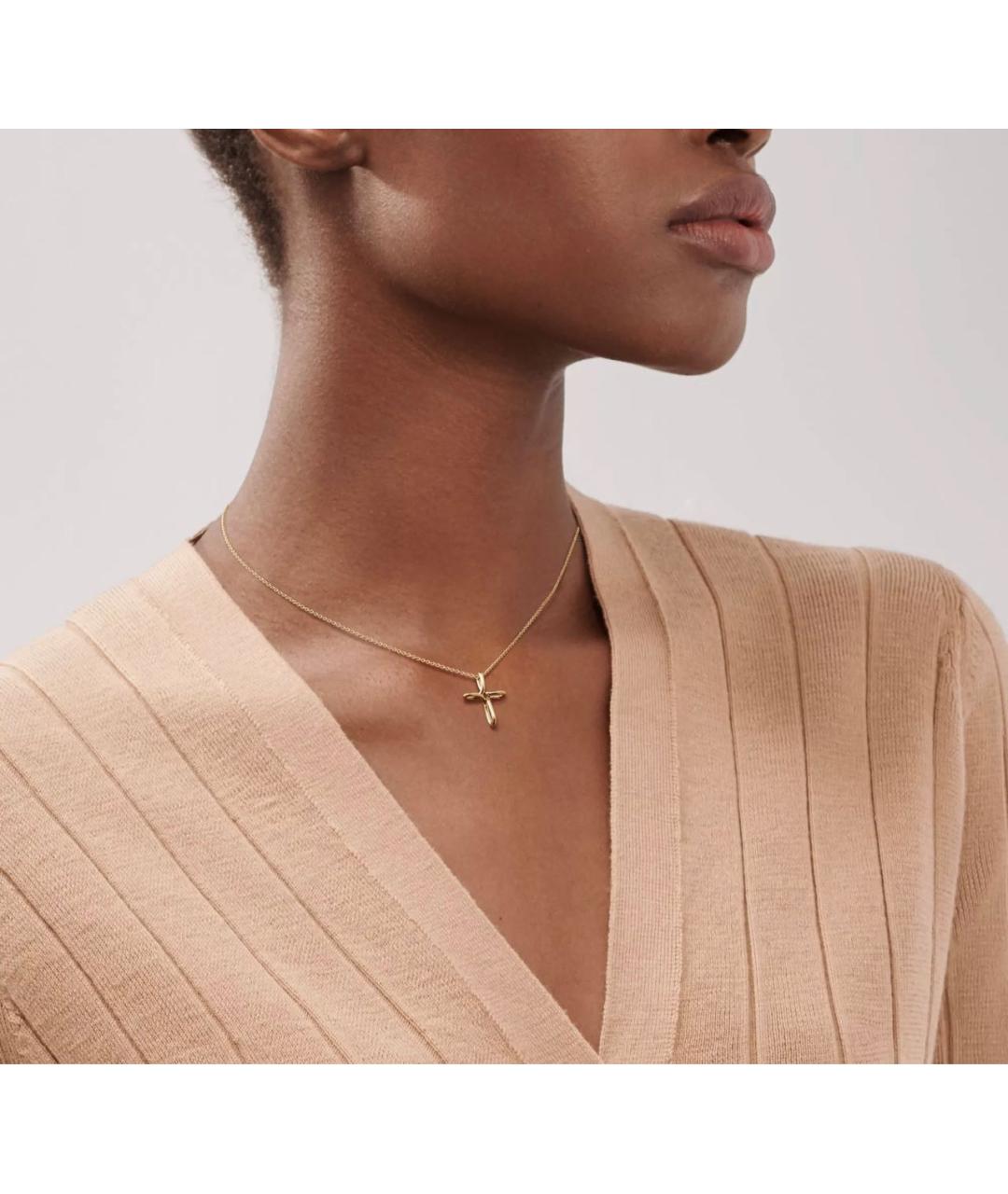 TIFFANY&CO Золотое колье из желтого золота, фото 2
