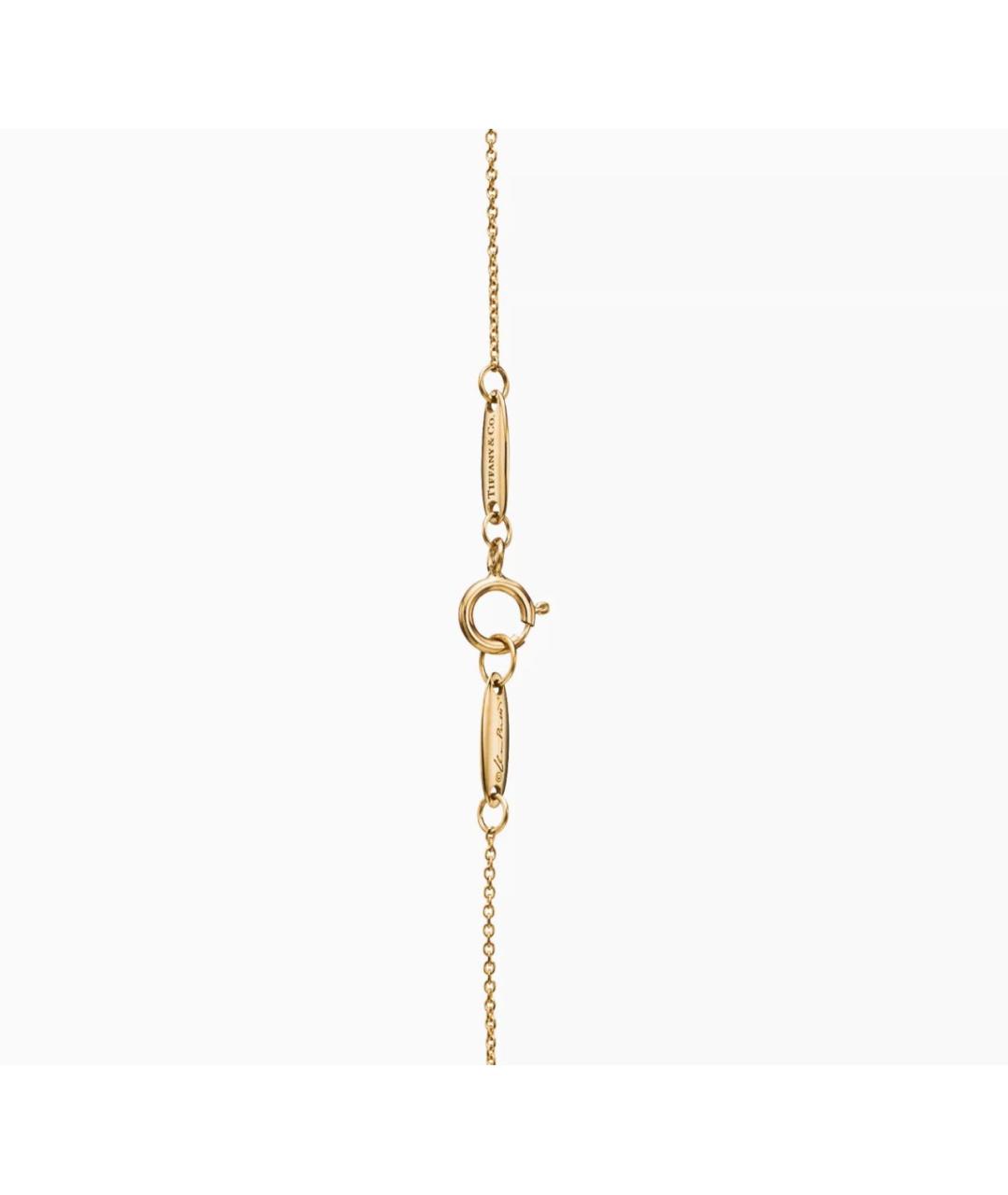 TIFFANY&CO Зеленое колье из желтого золота, фото 4