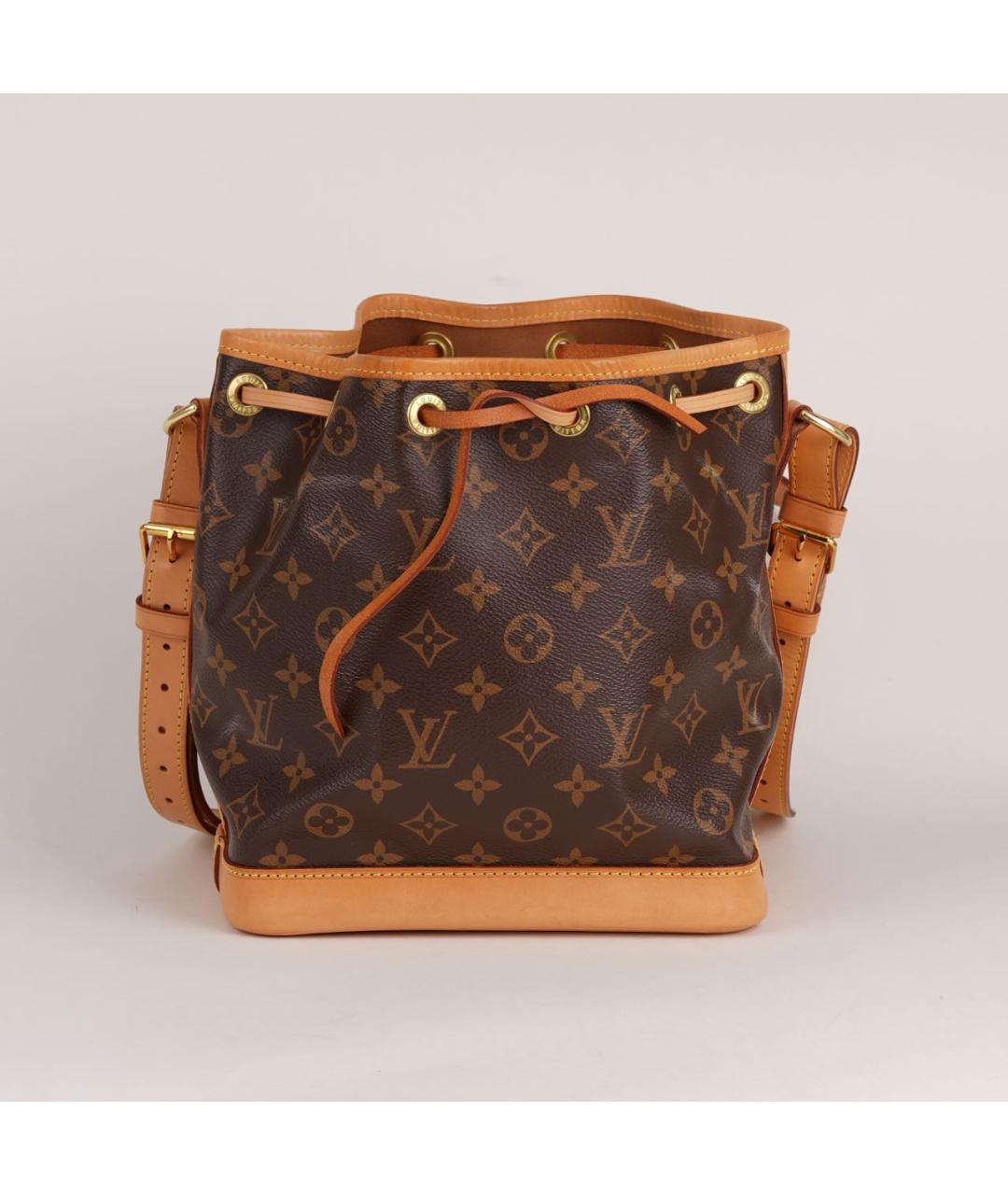 LOUIS VUITTON Коричневая кожаная сумка тоут, фото 3