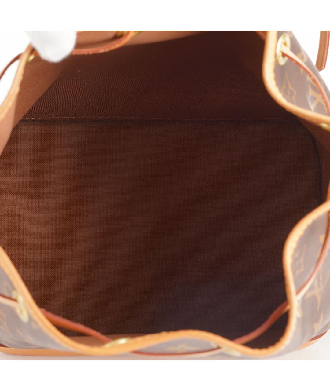 LOUIS VUITTON Коричневая кожаная сумка тоут, фото 8