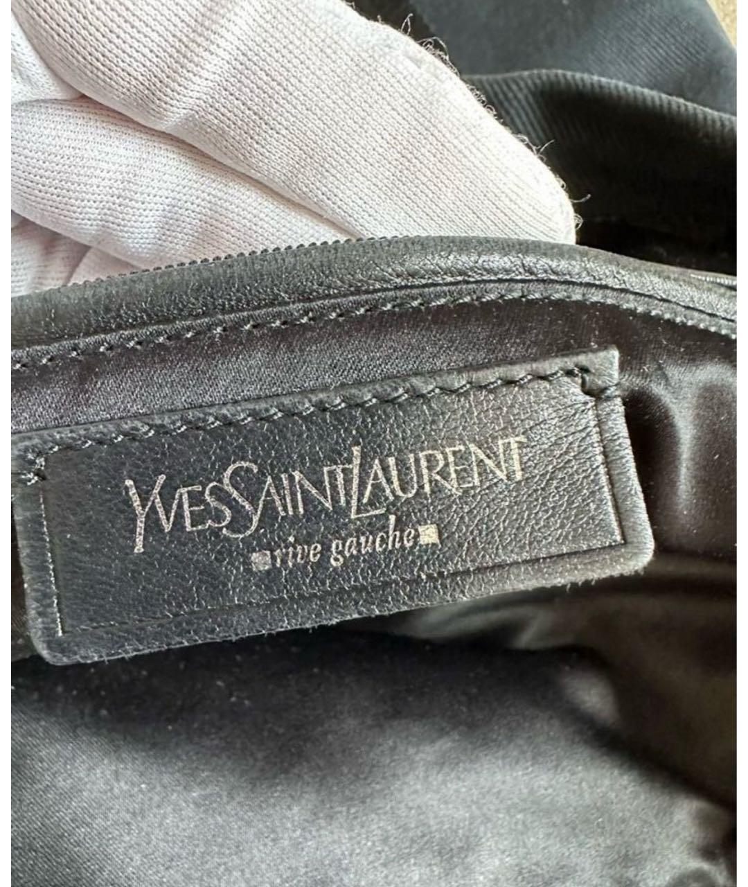 SAINT LAURENT Черная сумка тоут, фото 4
