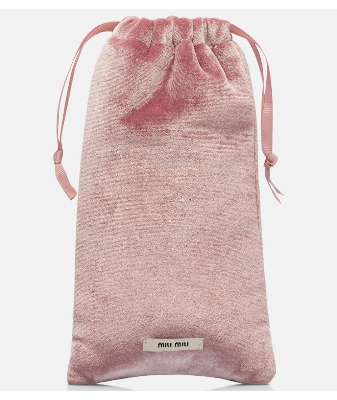 MIU MIU Серебряные металлические солнцезащитные очки, фото 3