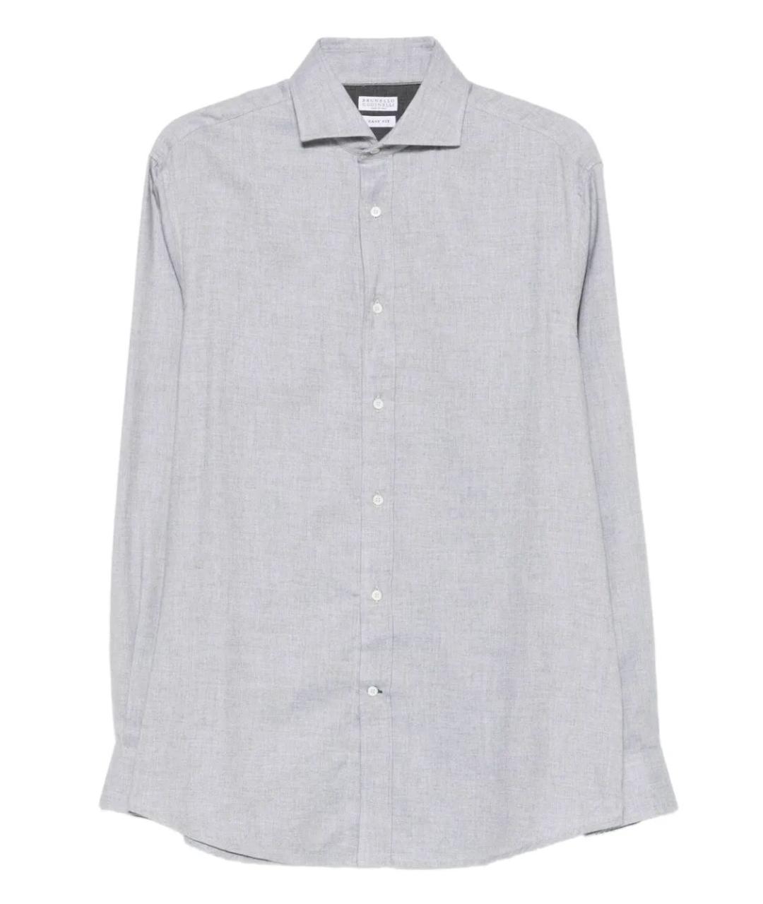 BRUNELLO CUCINELLI Мульти хлопковая классическая рубашка, фото 1
