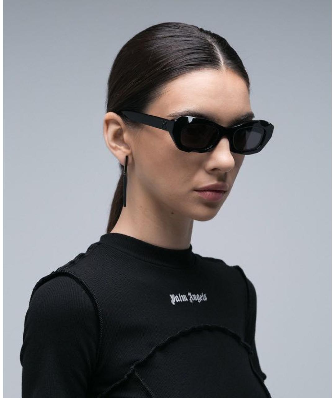 OFF-WHITE Черные солнцезащитные очки, фото 8