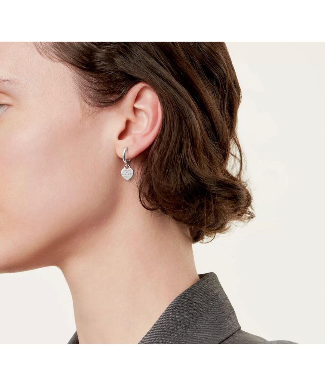 TIFFANY&CO Серебряные серебряные серьги, фото 2