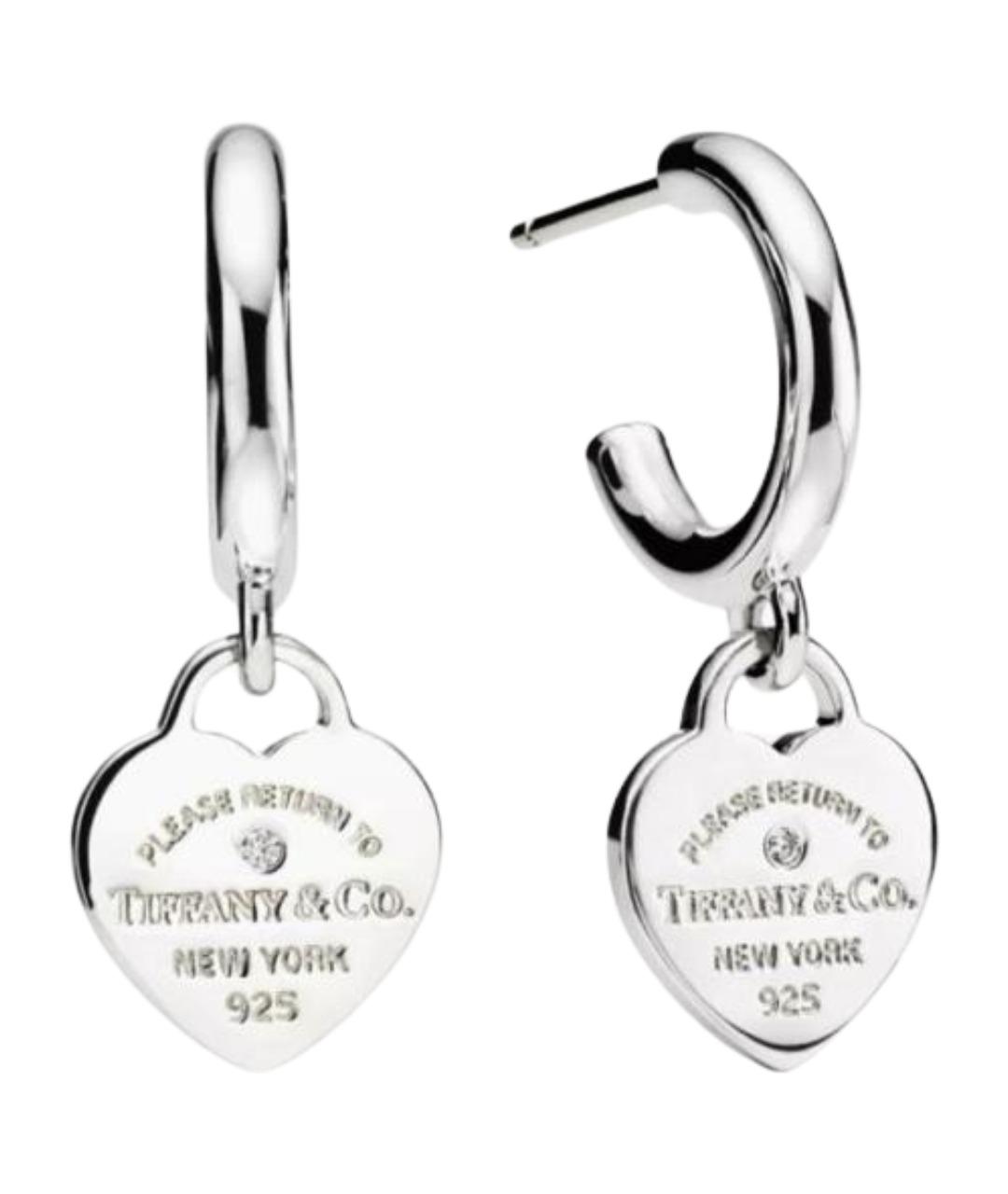 TIFFANY&CO Серебряные серебряные серьги, фото 1
