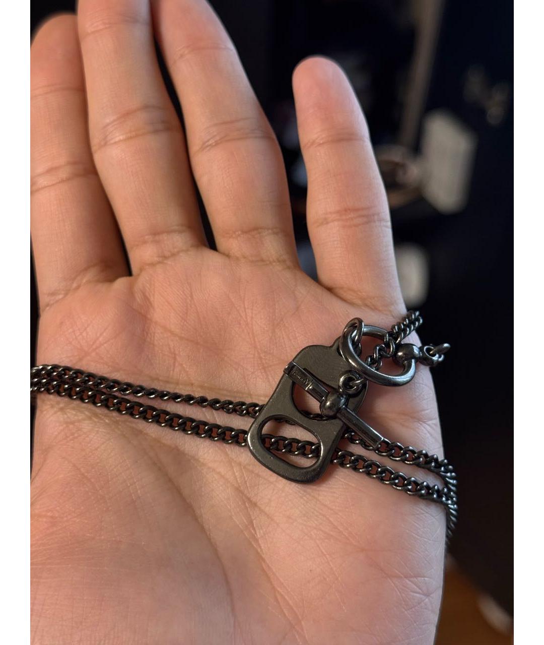 YOHJI YAMAMOTO Черная цепочка/подвеска, фото 2