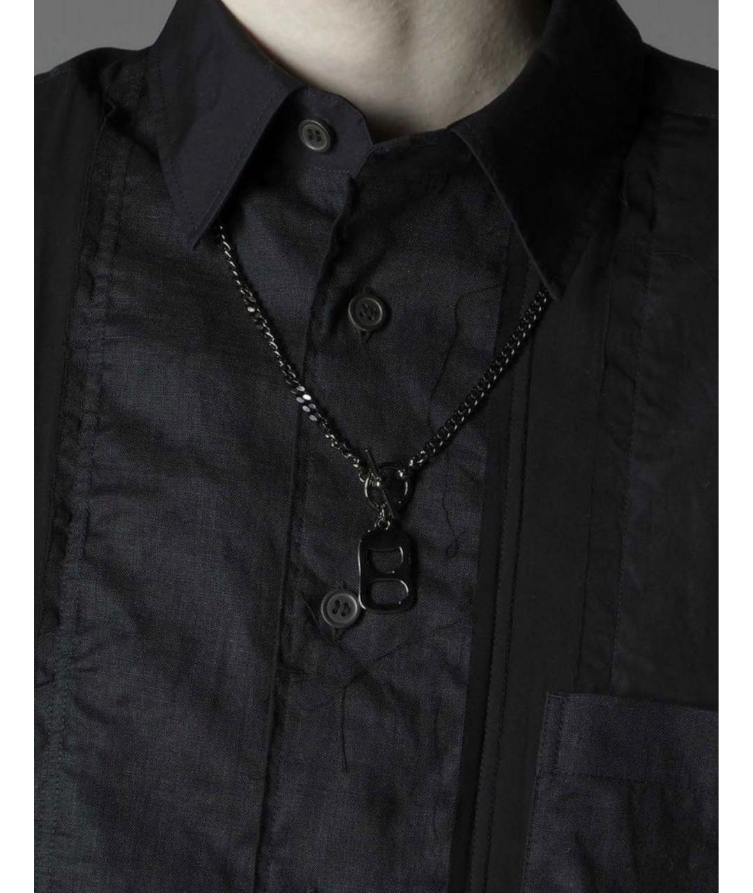 YOHJI YAMAMOTO Черная цепочка/подвеска, фото 6