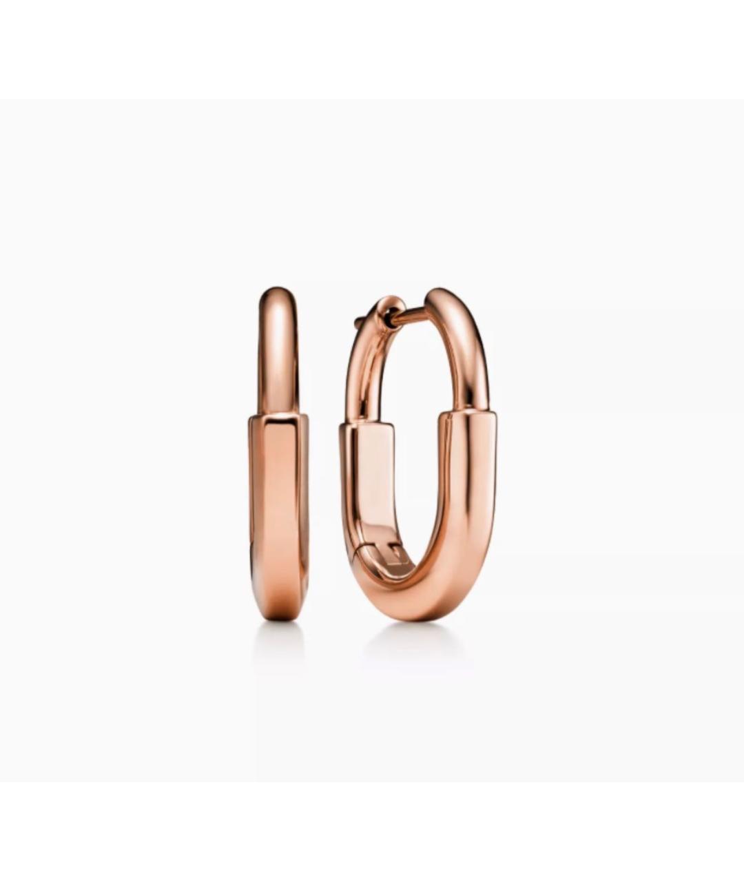 TIFFANY&CO Золотые серьги из розового золота, фото 5