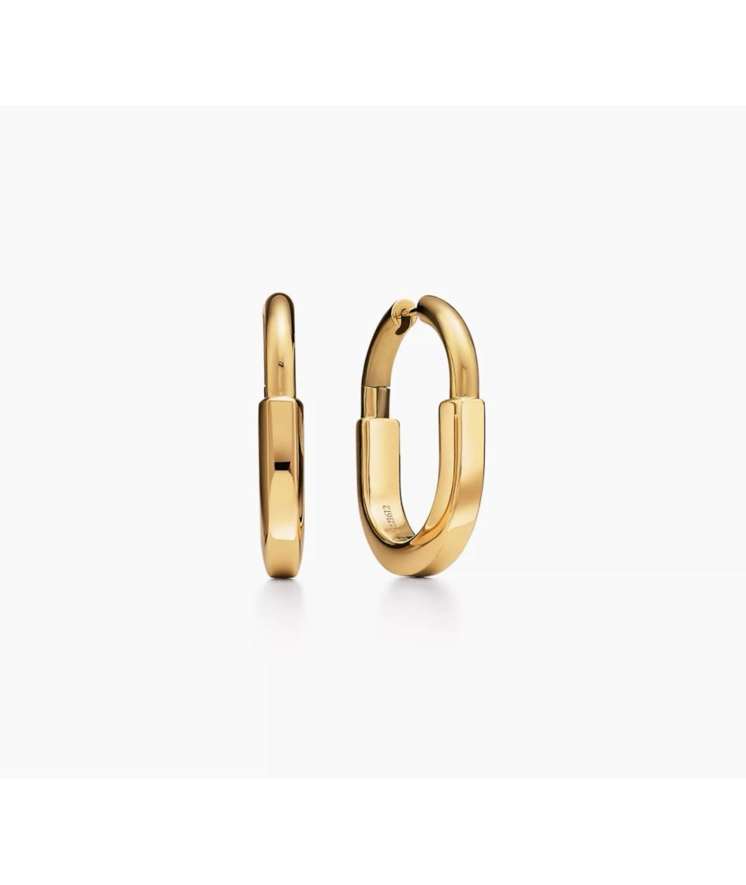 TIFFANY&CO Золотые серьги из желтого золота, фото 5