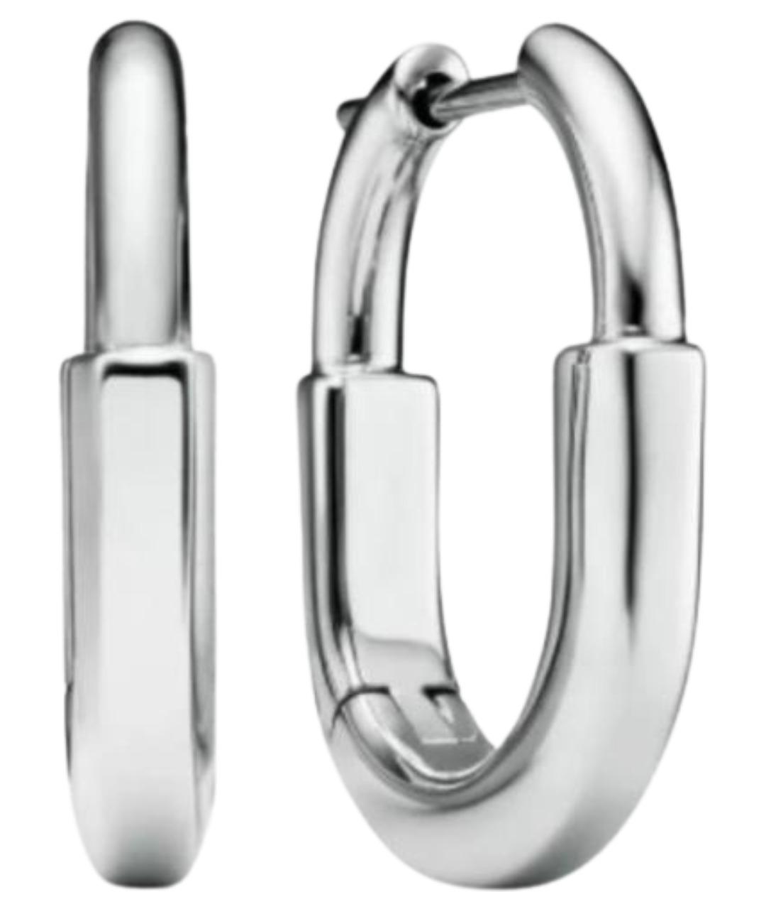 TIFFANY&CO Серебряные серьги из белого золота, фото 1