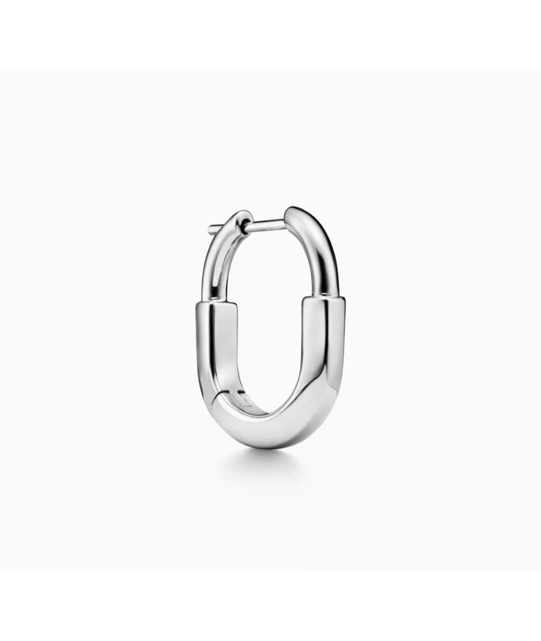 TIFFANY&CO Серебряные серьги из белого золота, фото 3