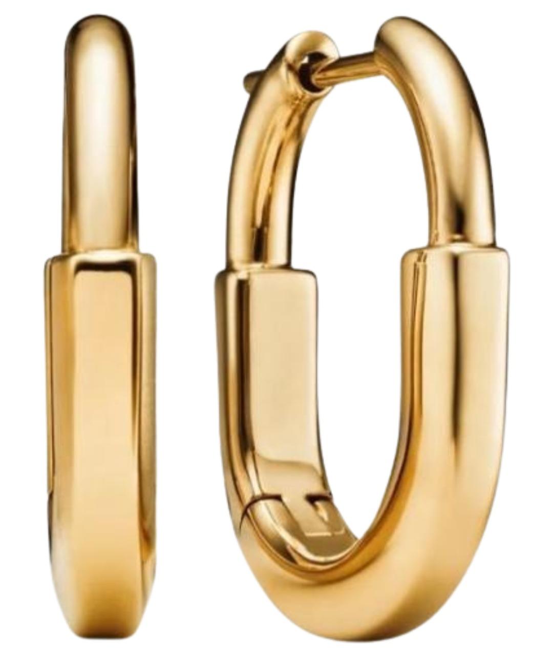 TIFFANY&CO Золотые серьги из желтого золота, фото 1