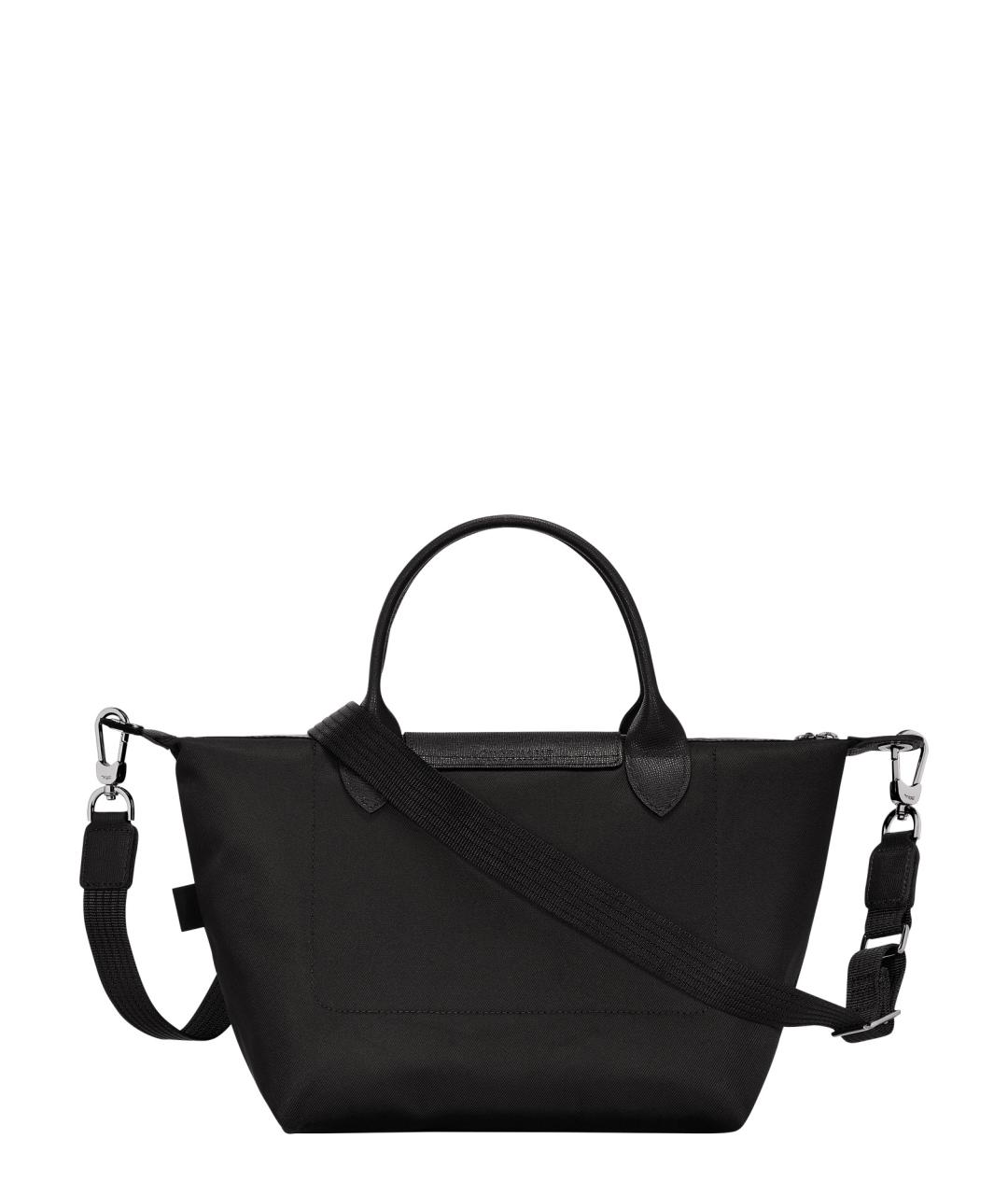 LONGCHAMP Черная синтетическая сумка тоут, фото 2
