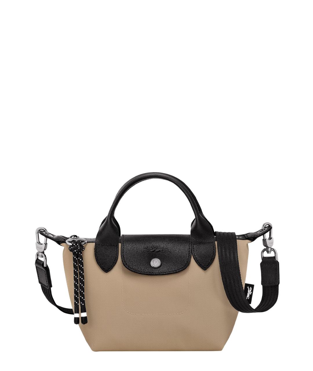 LONGCHAMP Бежевая синтетическая сумка тоут, фото 1