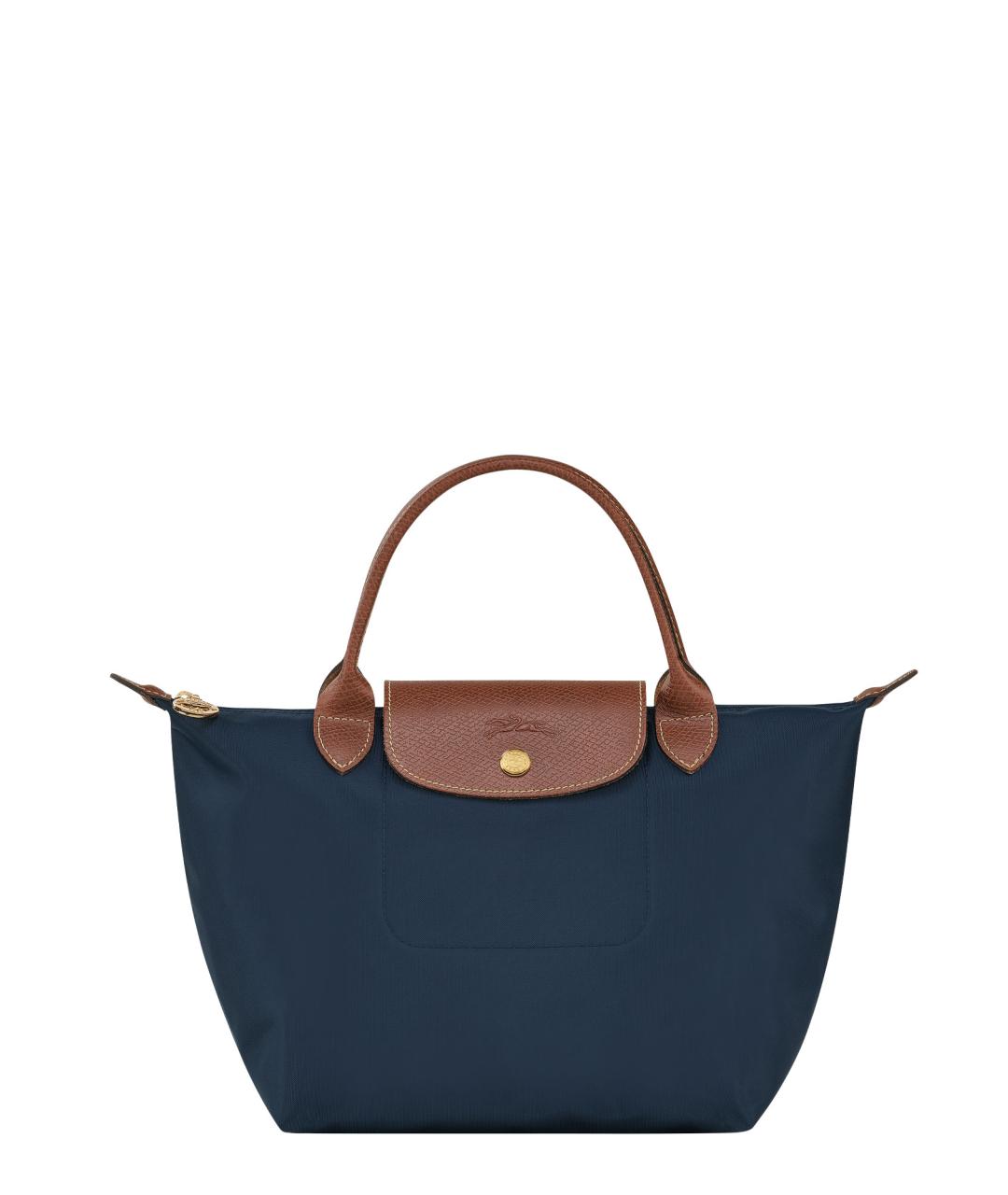 LONGCHAMP Синяя синтетическая сумка тоут, фото 1