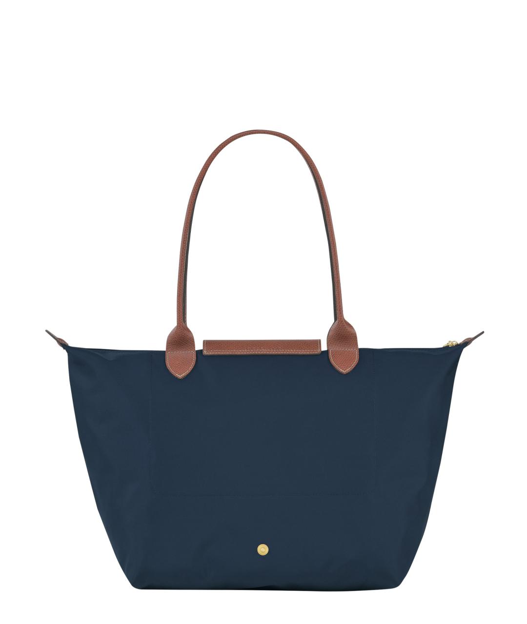 LONGCHAMP Синяя синтетическая сумка тоут, фото 2