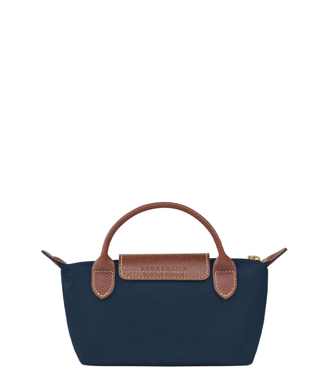 LONGCHAMP Синяя синтетическая сумка тоут, фото 2