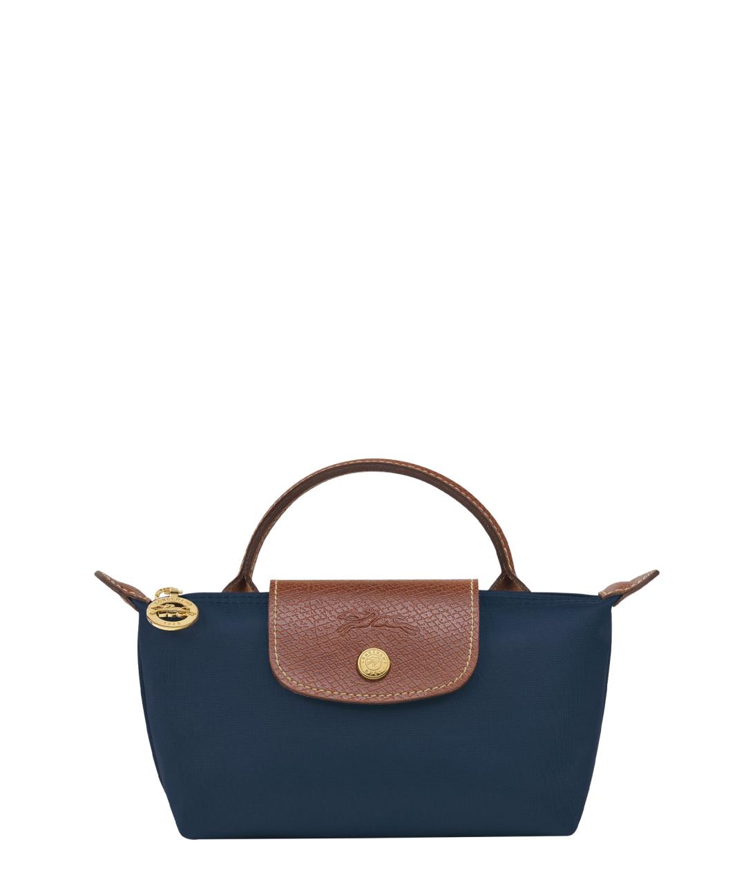 LONGCHAMP Синяя синтетическая сумка тоут, фото 1
