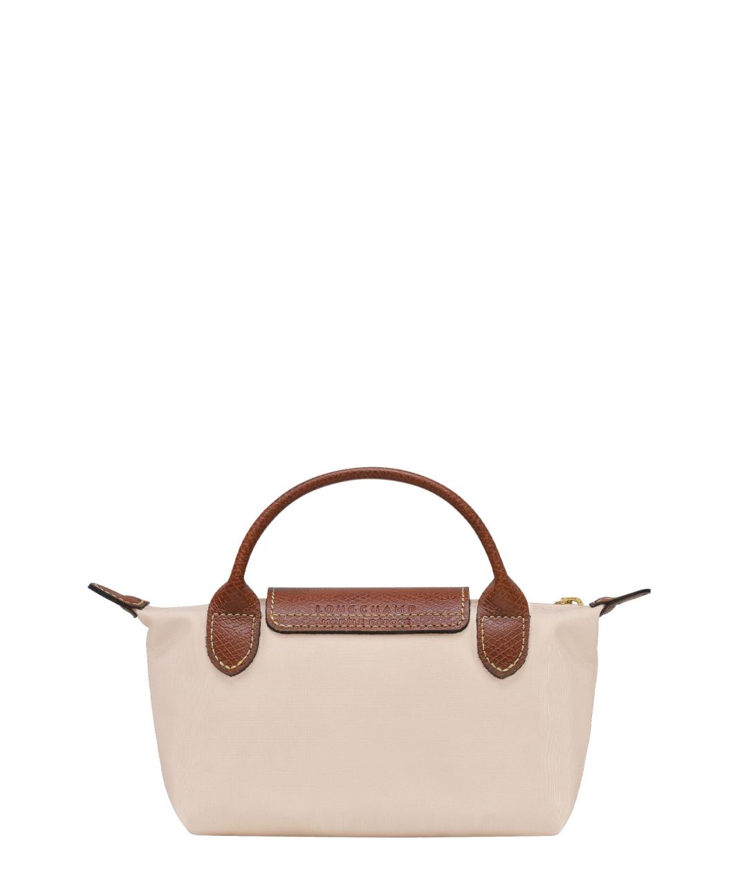 LONGCHAMP Белая синтетическая сумка тоут, фото 2