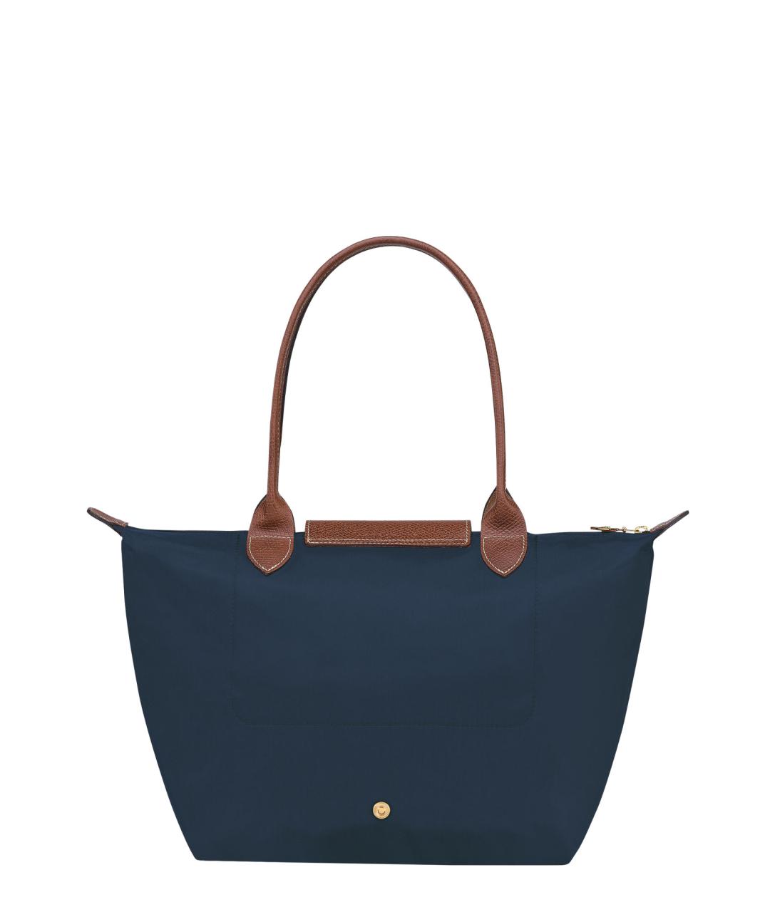 LONGCHAMP Синяя синтетическая сумка тоут, фото 2