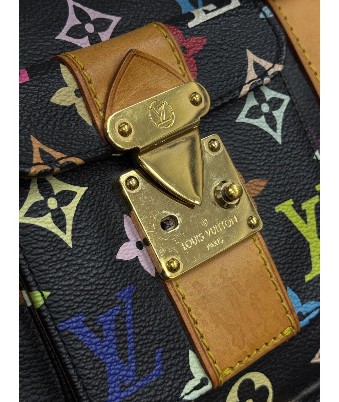 LOUIS VUITTON Черная дорожная/спортивная сумка, фото 6