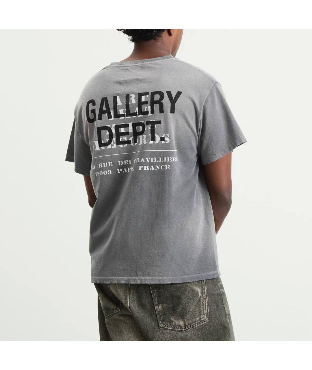 Gallery Dept Серая хлопковая футболка, фото 4