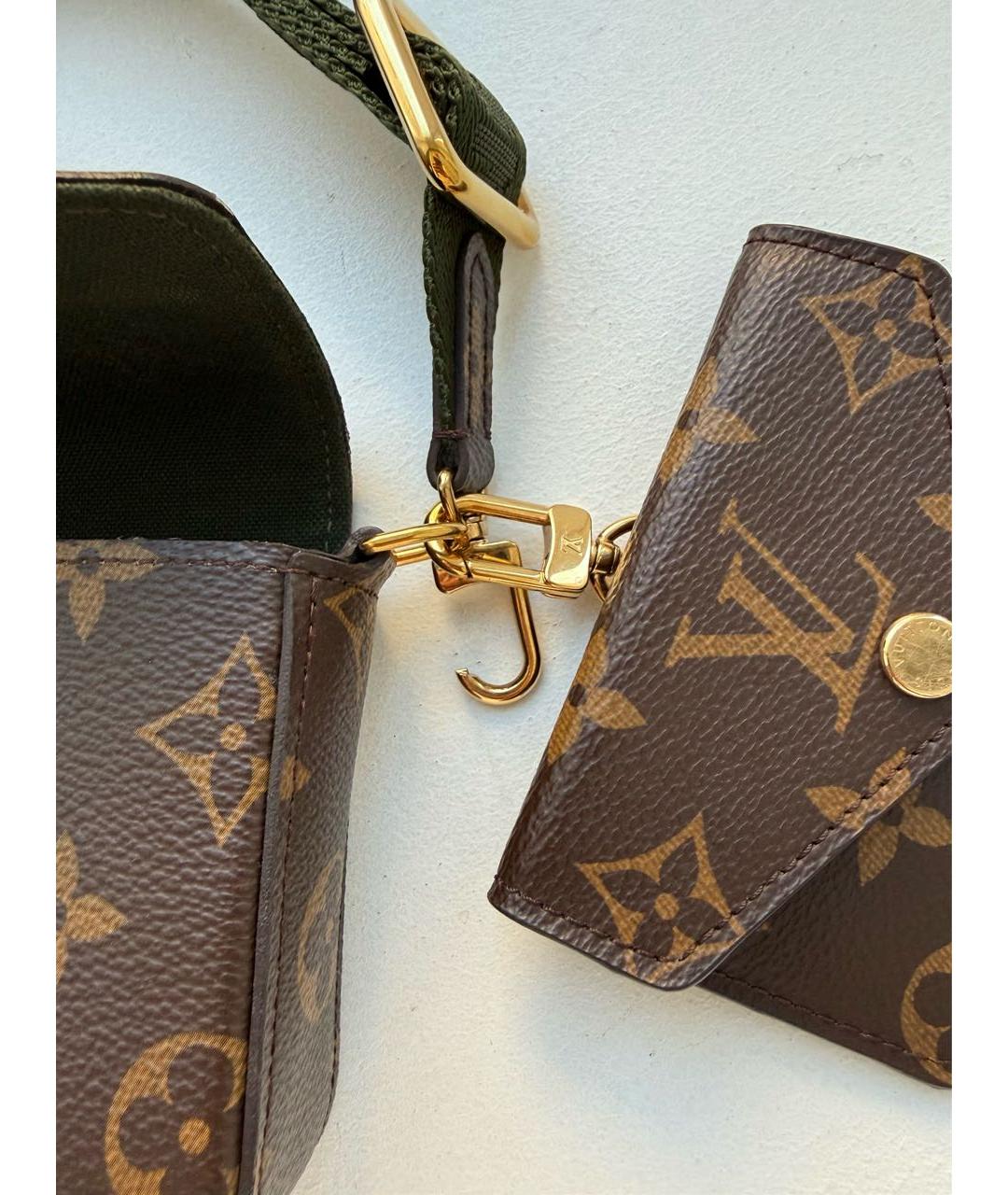 LOUIS VUITTON Коричневая сумка через плечо, фото 6