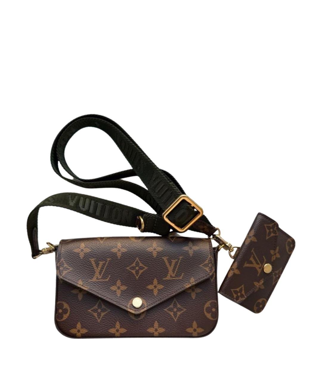 LOUIS VUITTON Коричневая сумка через плечо, фото 1
