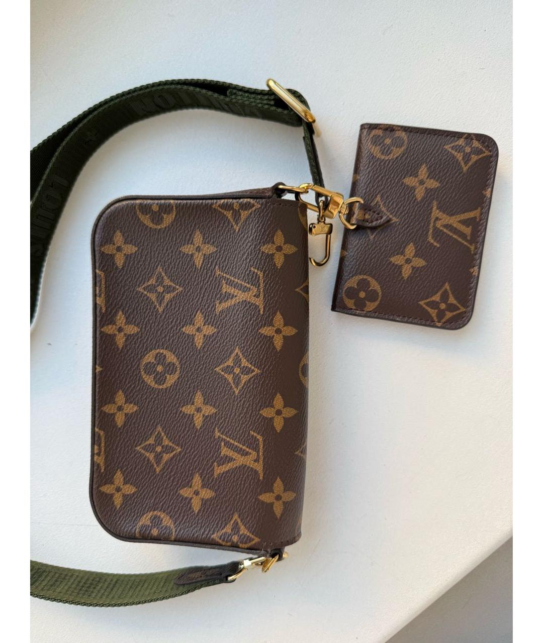 LOUIS VUITTON Коричневая сумка через плечо, фото 3